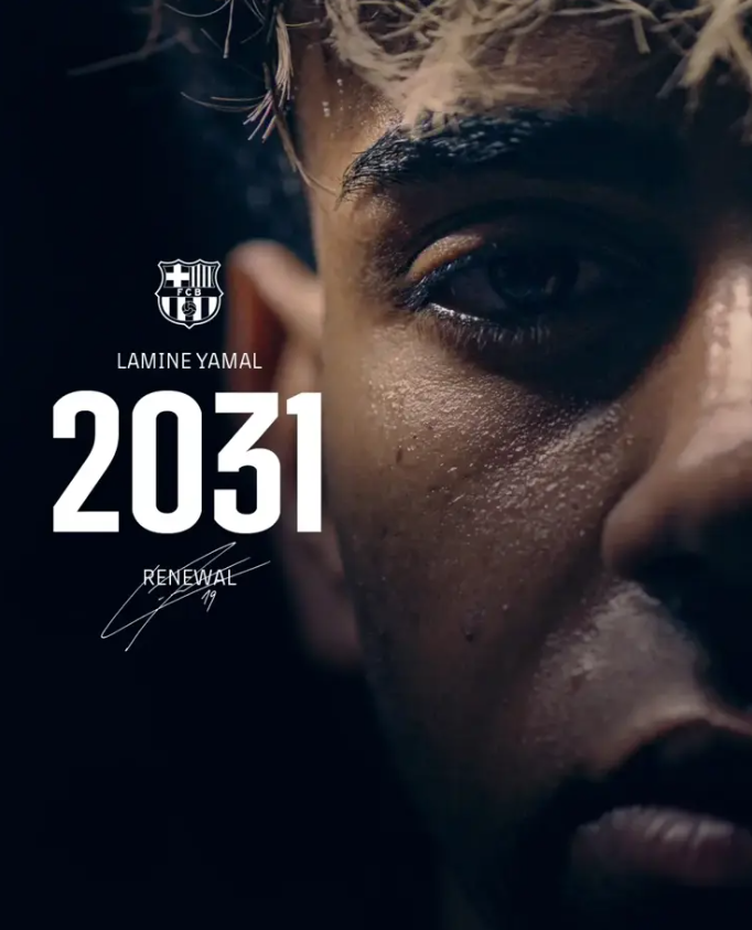 Yamal Gia Hạn Hợp Đồng Với Barcelona Đến 2031