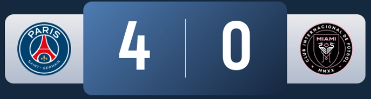 PSG "Nghiền Nát" Inter Miami 4-0! Neves Ghi Cú Đúp, Messi Mờ Nhạt, Vé Vào Tứ Kết Trong Tay