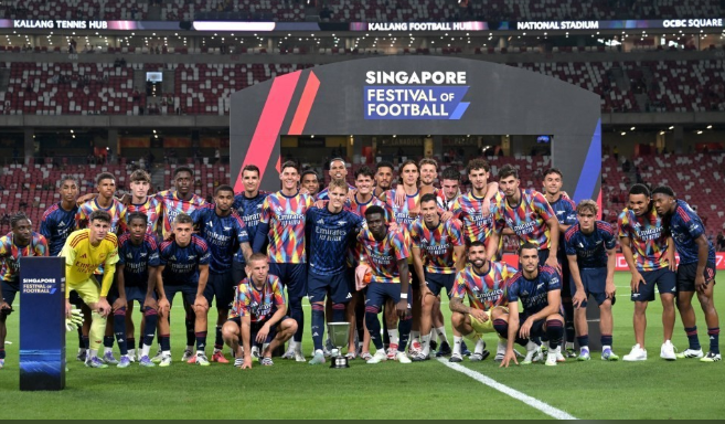 Arsenal đã giành chiến thắng 1-0 trước AC Milan